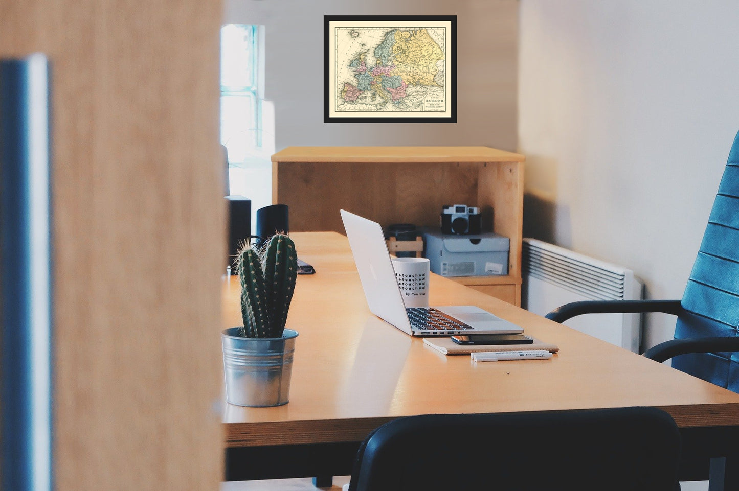 Historic Map - Europe - Mitchell 1869 - Vintage Wall Art