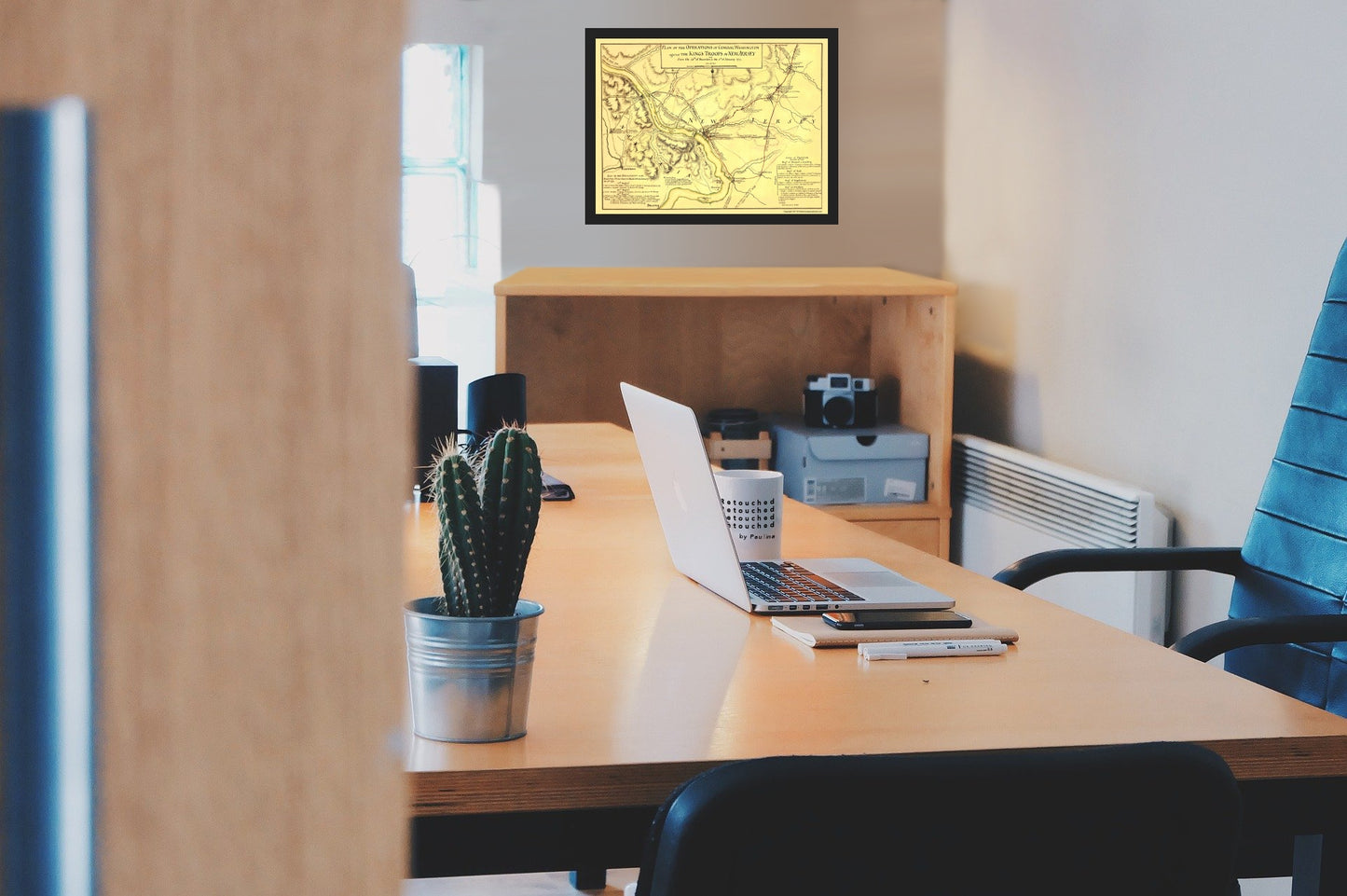 Revolutionary War Map - General Washington Operations - Faden 1777