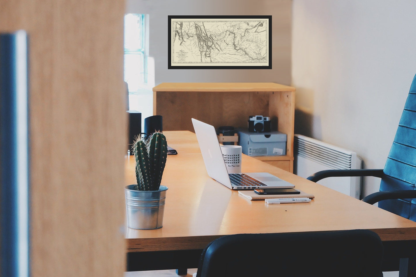 Historic State Map - North America Lewis Clark Routes - Clark 1806 - Vintage Wall Art