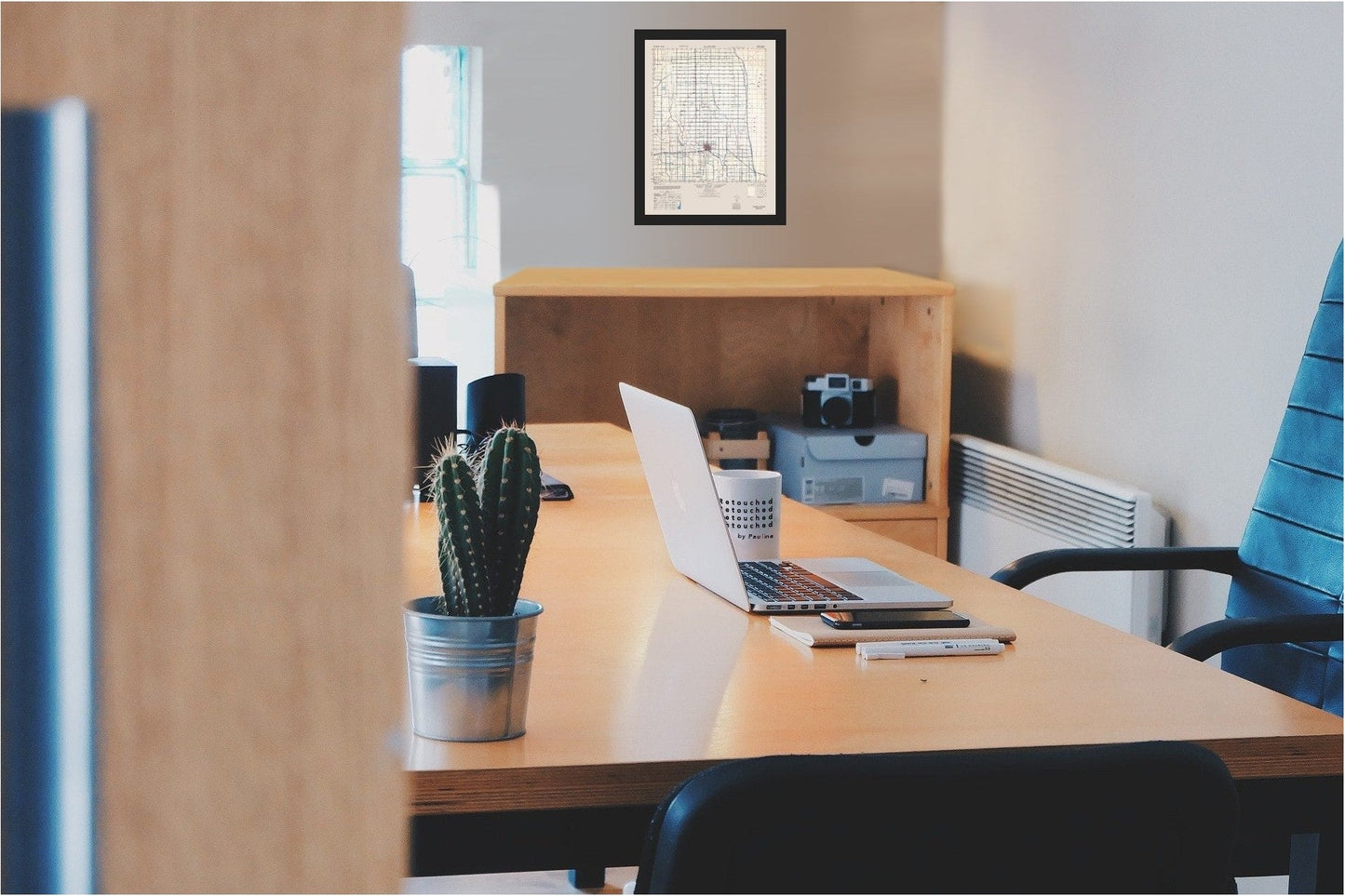 Topographical Map - Alamorio Sheet - US Army 1944 - 23 x 30.75 - Vintage Wall Art