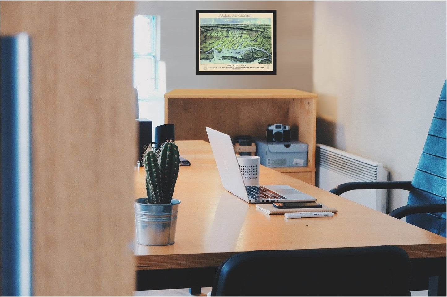 Historical Civil War Map - Maryland Virginia Delaware Washington DC - Bachmann 1861 - 23 x 29.27 - Vintage Wall Art