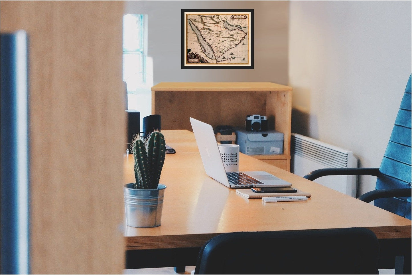 Historic Map - Arabian Peninsula- Blaeu 1662 - 23 x 28.50 - Vintage Wall Art