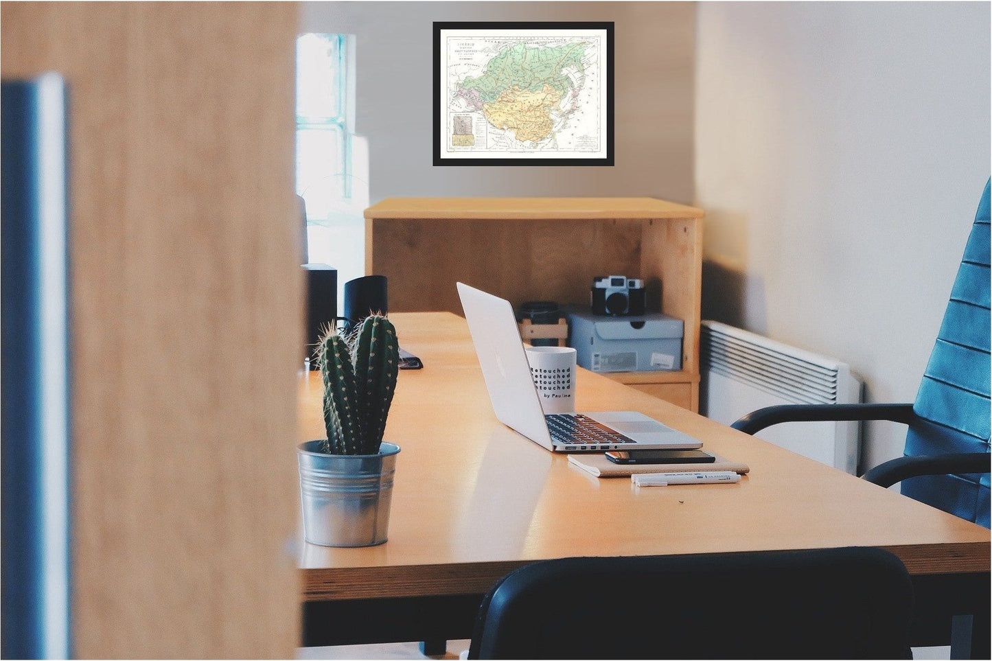 Historic Map - Siberia China Turkestan - Cortambert 1880 - 29.64 x 23 - Vintage Wall Art