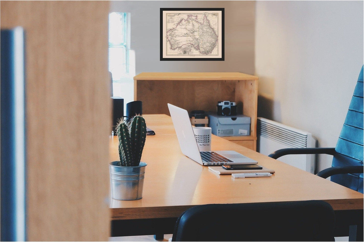 Historic Map - Australia - Stieler 1885 - 28.65 x 23 - Vintage Wall Art