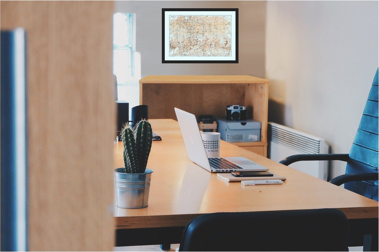 Historic Map - Brussels Belgium - Baedeker 1910 - 33.10 x 23 - Vintage Wall Art