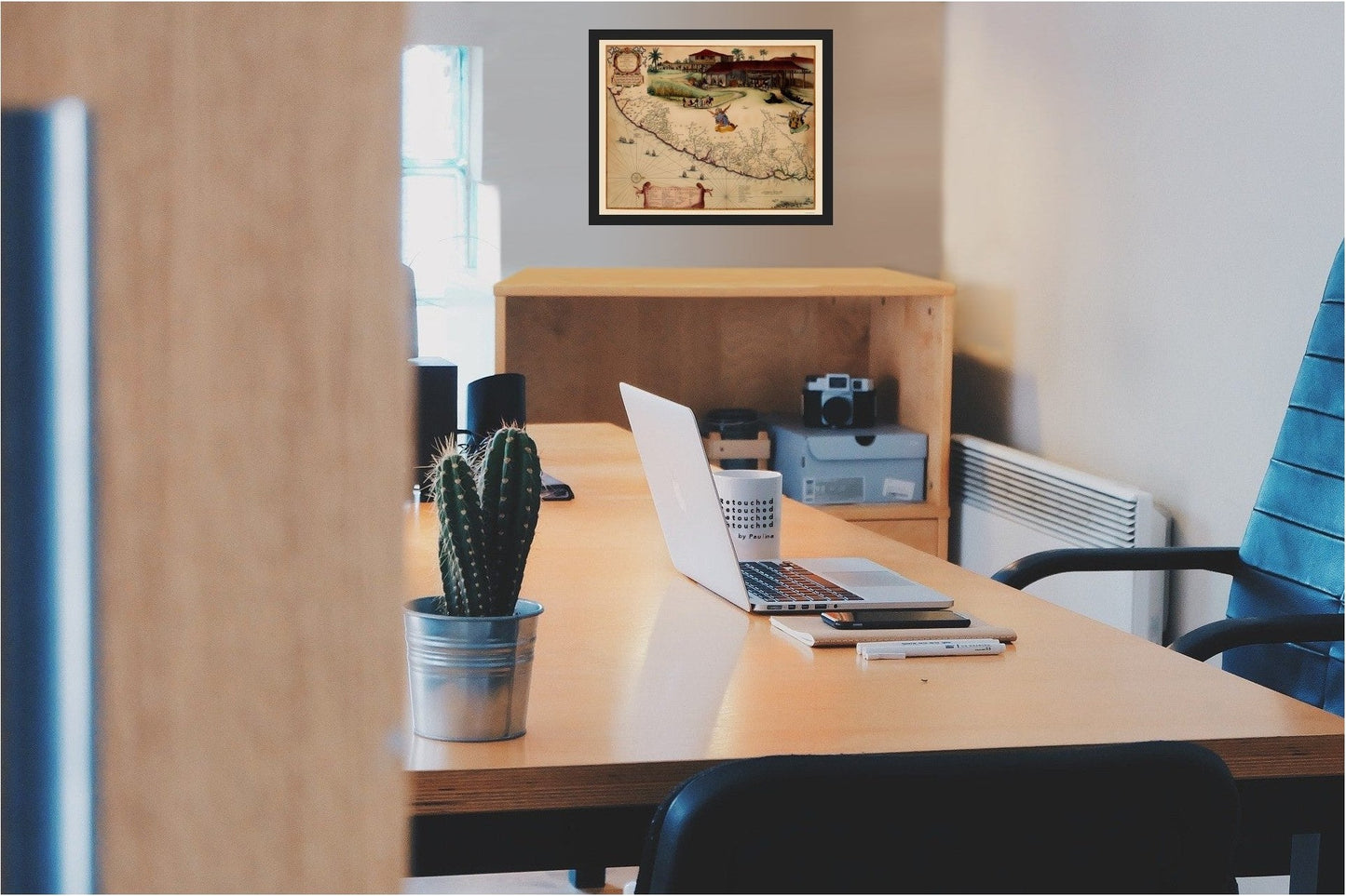 Historic Map - Brazil Coast - Blaeu 1662 - 23 x 29.35 - Vintage Wall Art