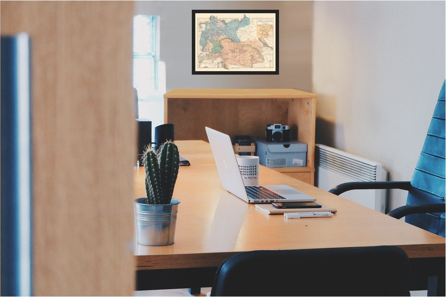 Historic Map - German Empire Austria Hungary - Drioux 1882 - 31.83 x 23 - Vintage Wall Art