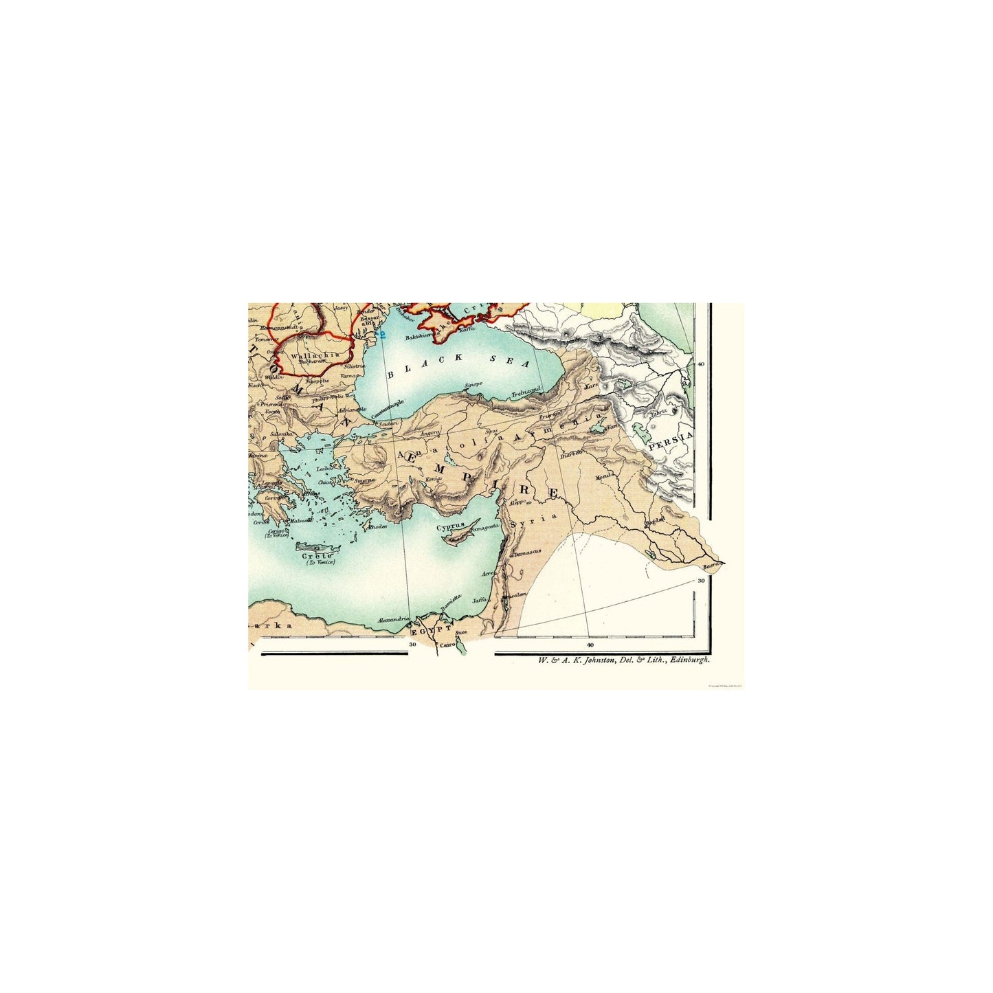 Historic Map - Europe Westphalia 1648 Peace - Poole 1902 - 29.48 x 23 - Vintage Wall Art