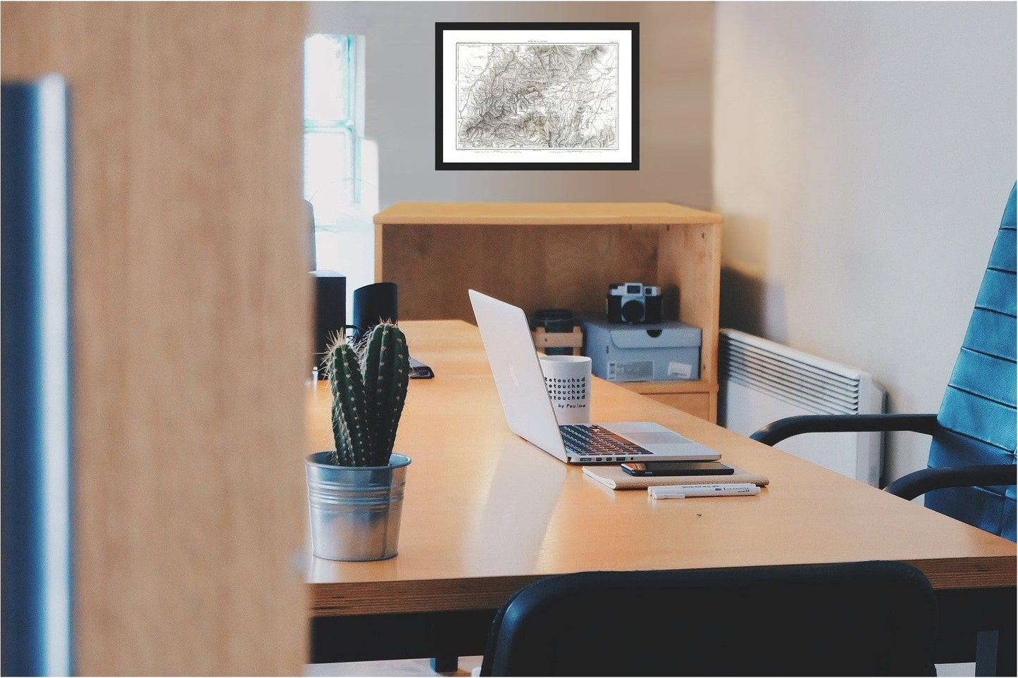 Historic Map - Swabia Germany - Thiers 1866 - 32.79 x 23 - Vintage Wall Art