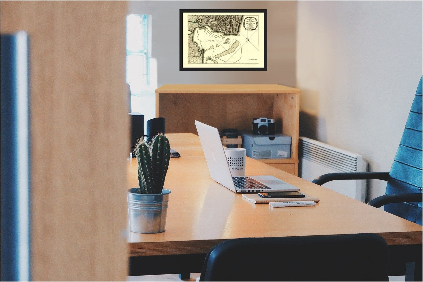 Historic Map - Cap Francois Isle Dominican Republic - Jeffreys 1760 - 23 x 33 - Vintage Wall Art