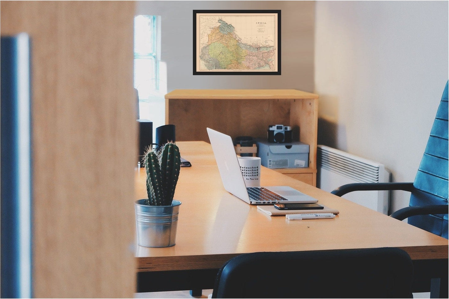 Historic Map - Northwest India - Black 1867 - 32.04 x 23 - Vintage Wall Art