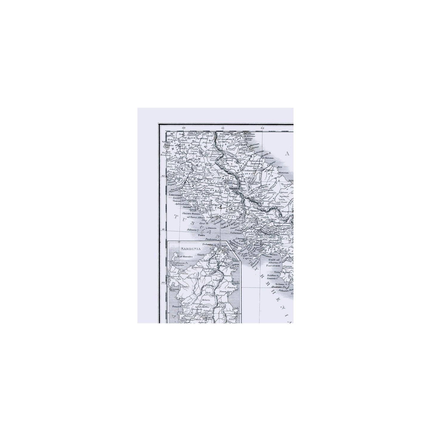 Historic Map - Sicily Italy - Oxford 1828 - 23 x 31.75 - Vintage Wall Art