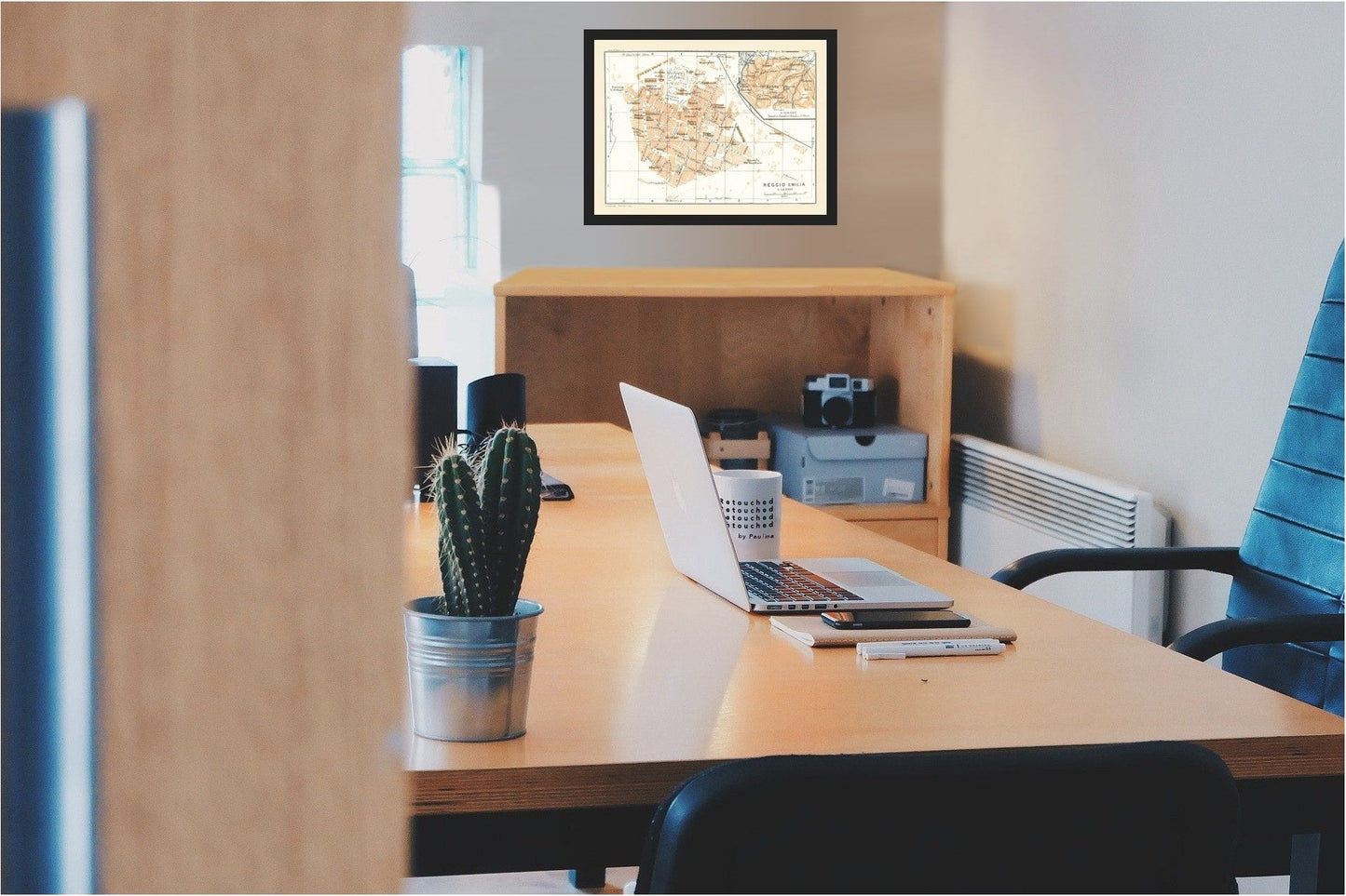 Historic Map - Reggio Emilia Italy - Bertarelli 1914 - 30.60 x 23 - Vintage Wall Art