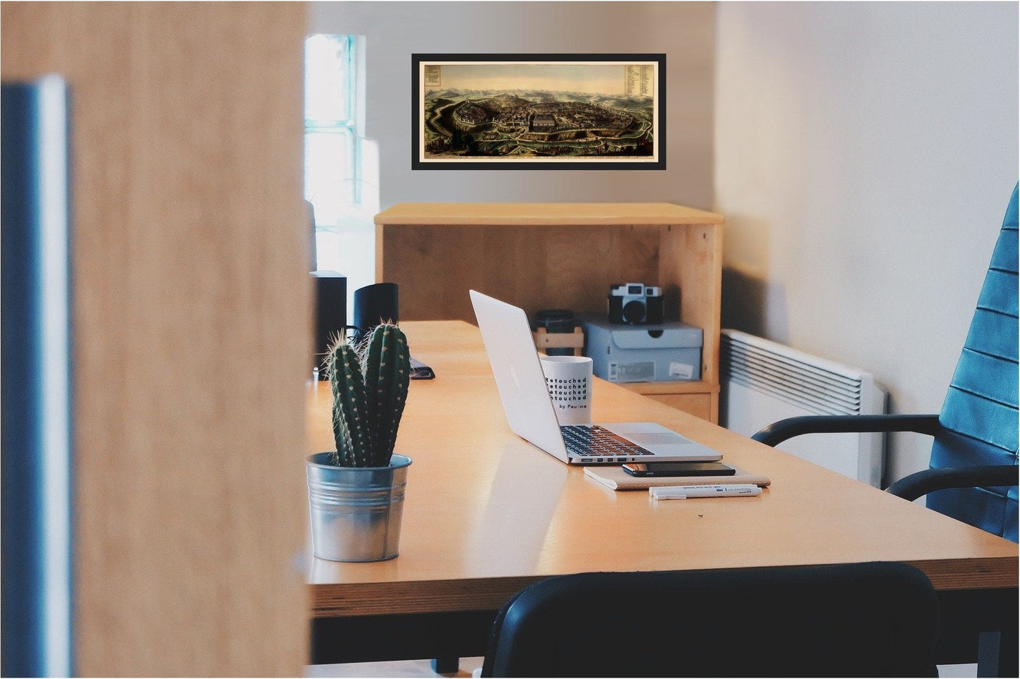 Historic Map - Jerusalem Israel - 1690 - 23 x 54.45 - Vintage Wall Art