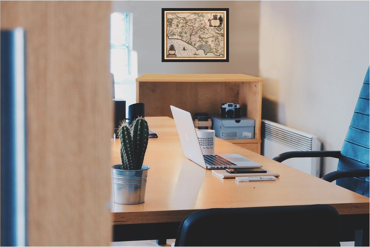 Historic Map - Rome Province Italy - Blaeu 1640 - 23 x 29.46 - Vintage Wall Art