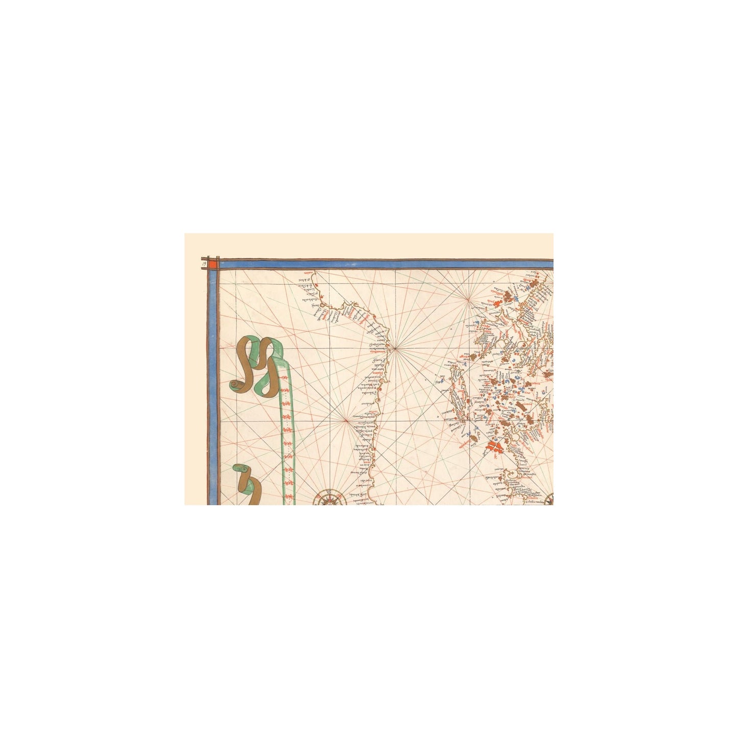 Historic Map - Turkey - Martines 1587 - 31.18 x 23 - Vintage Wall Art