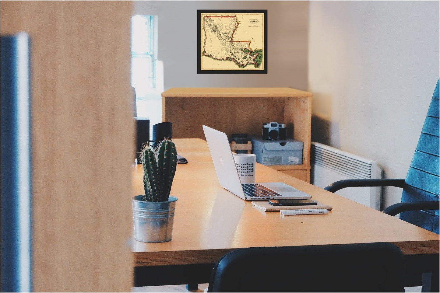 Historic State Map - Louisiana - Carey 1814 - 25.5 x 23 - Vintage Wall Art