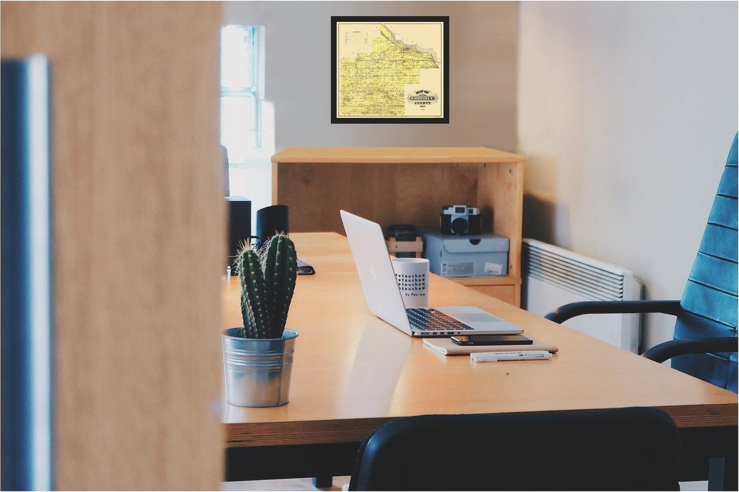 Historic County Map - Goodhue County Minnesota - Andreas 1874 - 25.63 x 23 - Vintage Wall Art