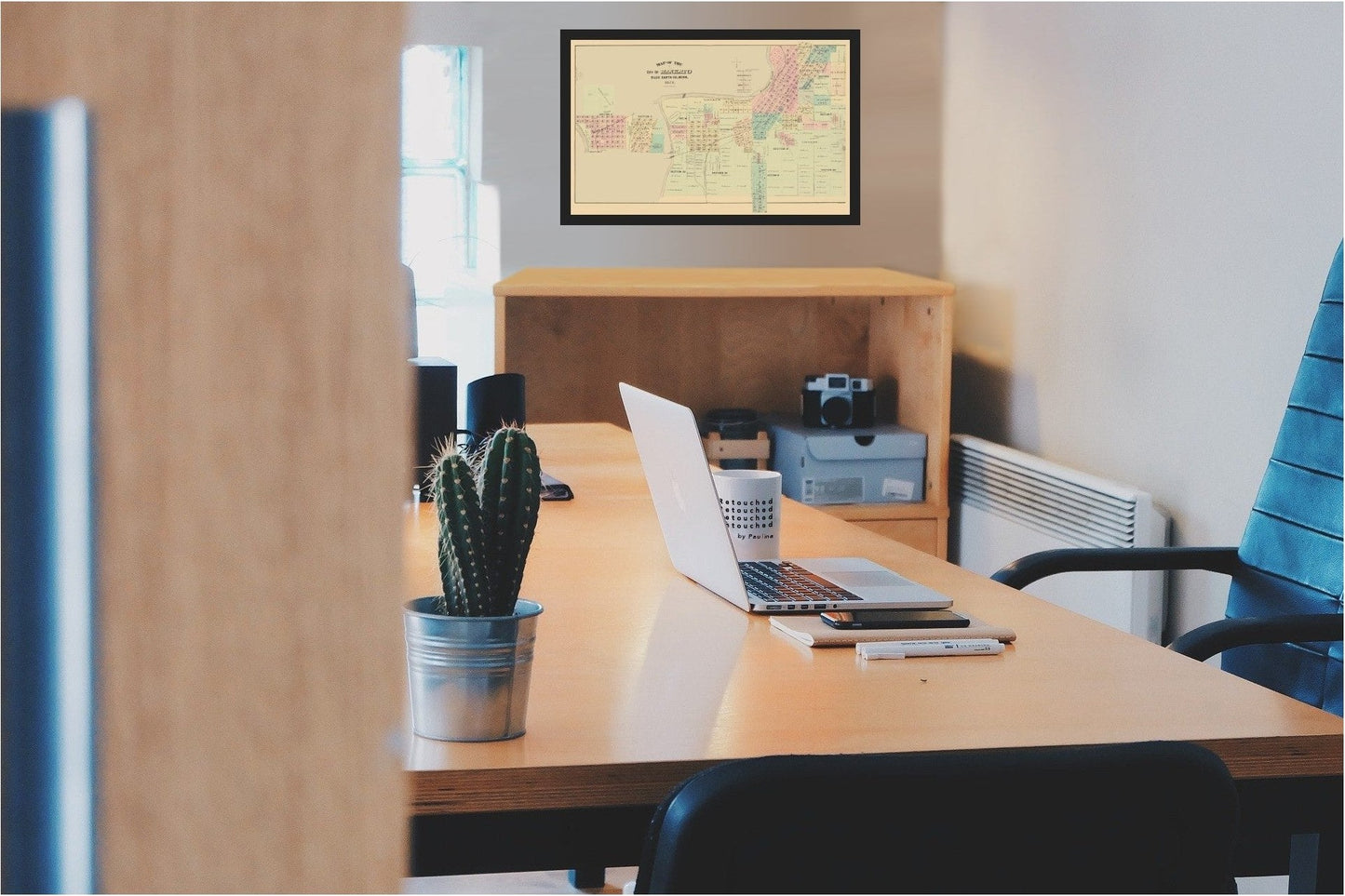 Historic City Map - Mankato Minnesota - Andreas 1874 - 23 x 36.70 - Vintage Wall Art