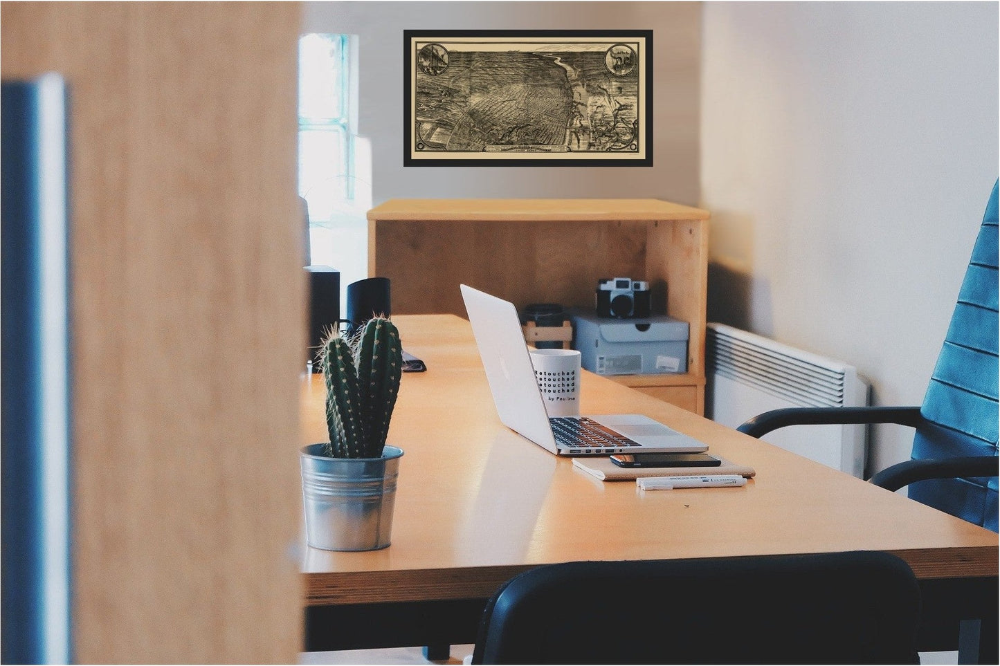 Historic Panoramic View - St Louis Missouri - Woodward 1876 - 23 x 44.09 - Vintage Wall Art