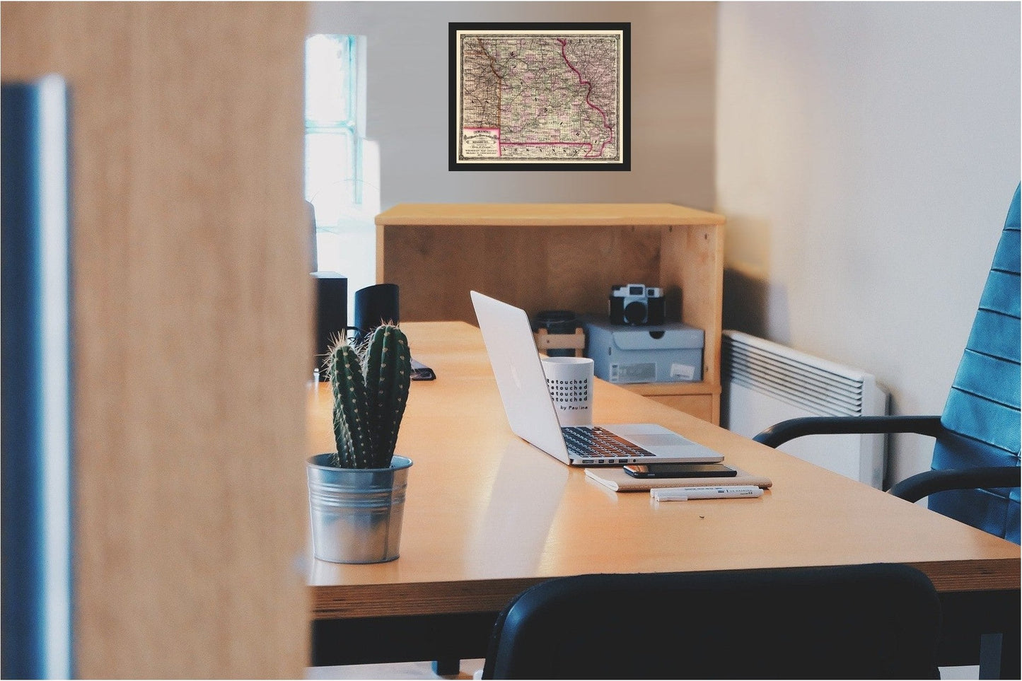 Historic State Map - Missouri - Cram 1875 - 28.81 x 23 - Vintage Wall Art