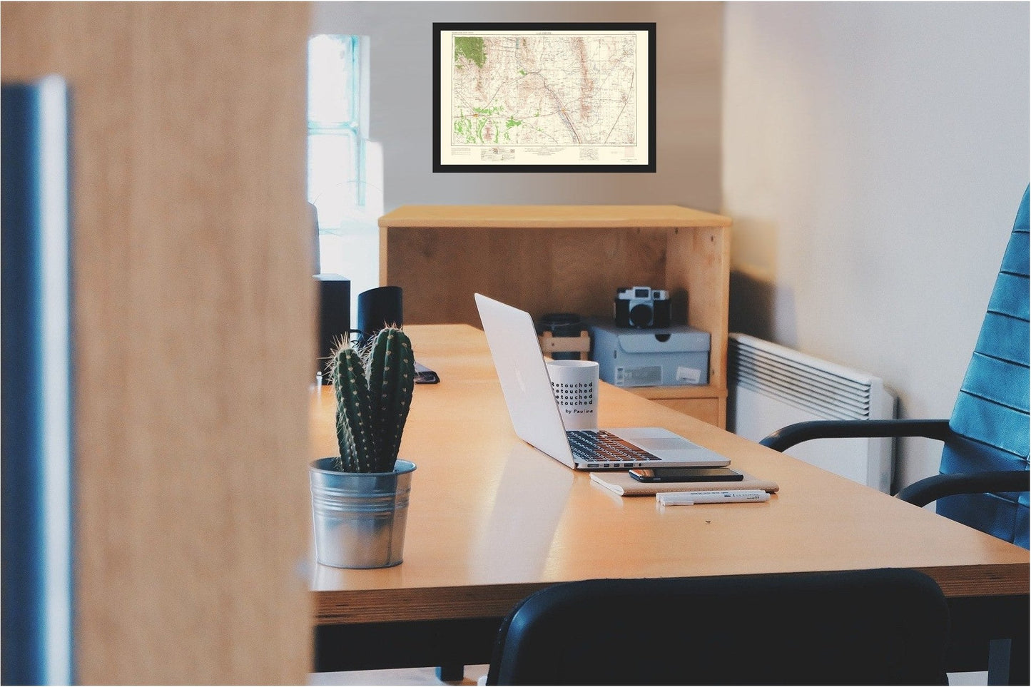 Topographical Map - Las Cruces New Mexico Quad - USGS 1963 - 23 x 35.65 - Vintage Wall Art