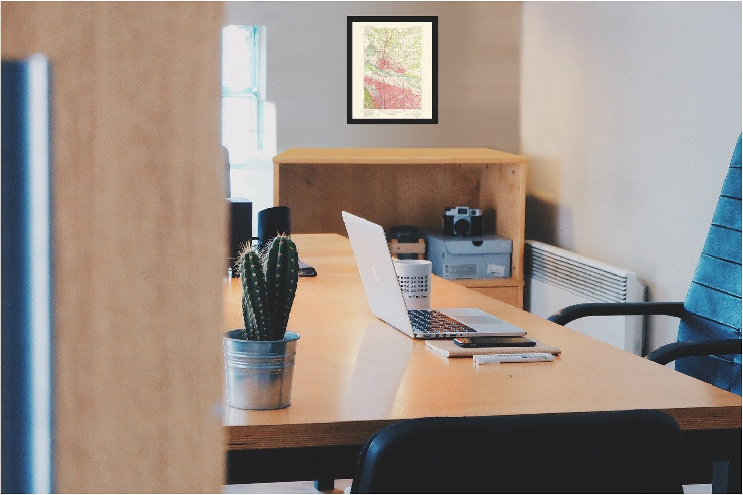 Topographical Map - Portland Oregon Washington Quad - USGS 1963 - 23 x 27.72 - Vintage Wall Art