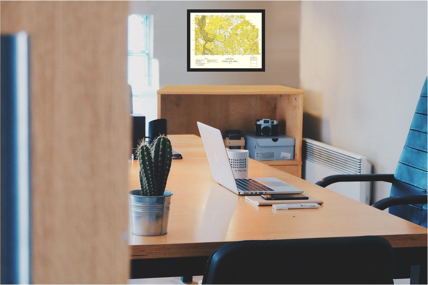 Topographical Map - Steens Mountain North Oregon - DOI 1970 - 23 x 29.61 - Vintage Wall Art