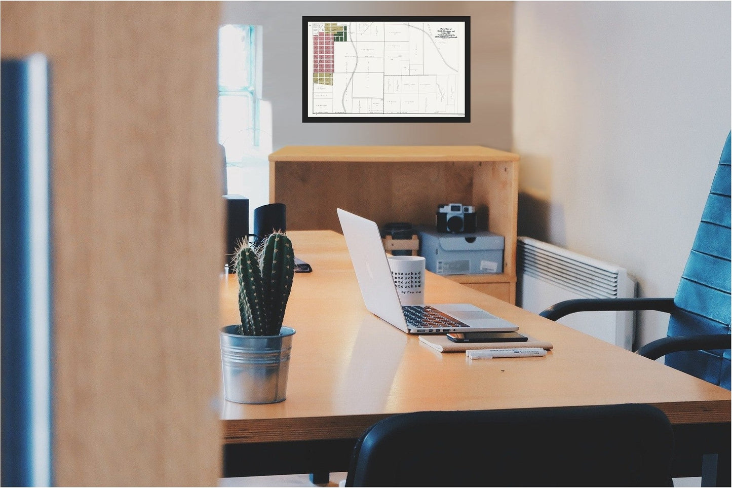 Historic City Map - Denison Shiloh Devoignes Cotton Mill Texas - Jackson 1908 - 23x37 - Vintage Wall Art