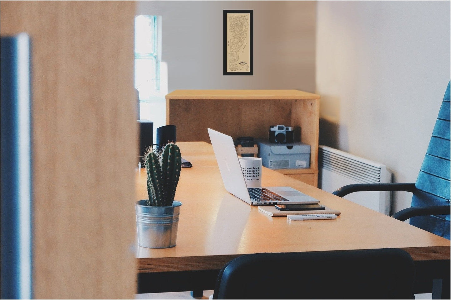 Historic County Map - Newton County Texas - McGaughey 1893 - 23 x 58.70 - Vintage Wall Art