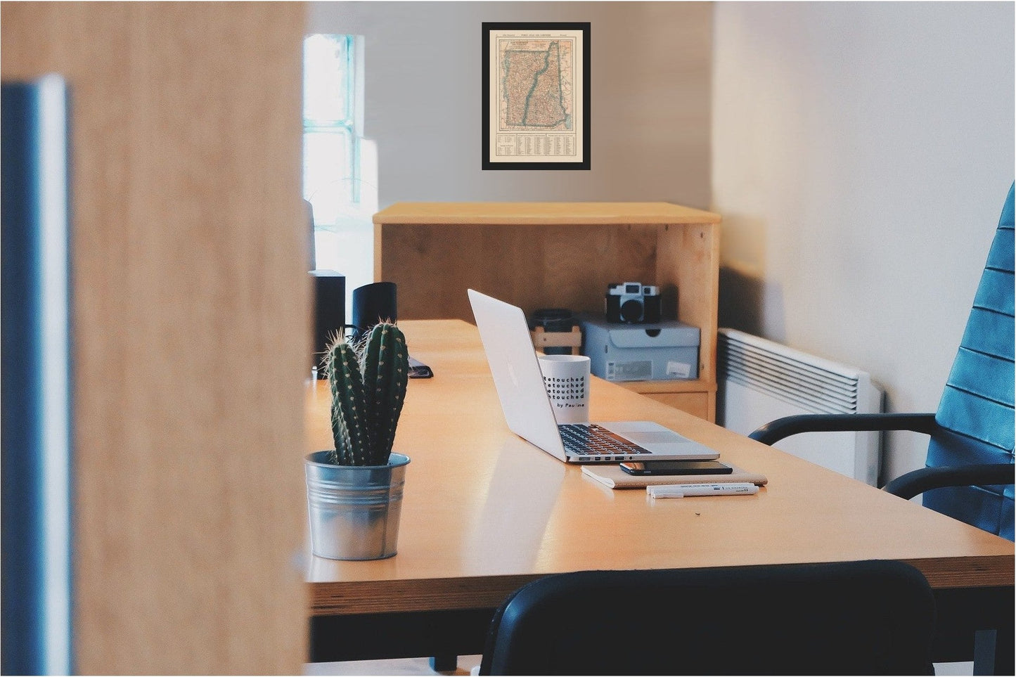 Historic State Map - New Hampshire Vermont - Reynold 1921 - 23 x 32.65 - Vintage Wall Art