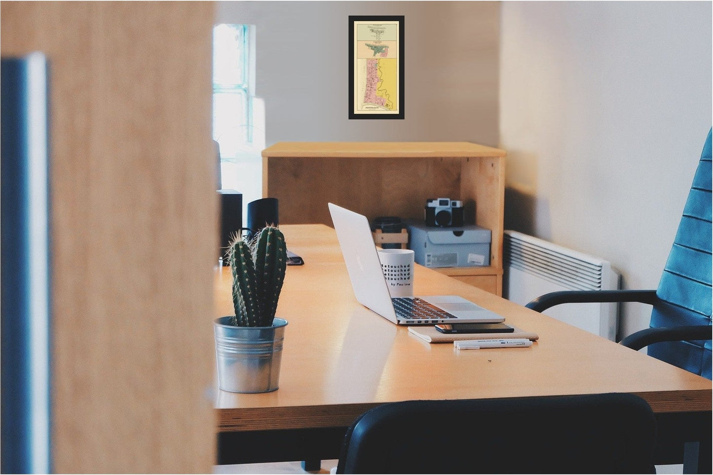 Historic City Map - West Columbia Clifton Point Pleasant West Virginia - Hayes 1877 - 23x47 - Vintage Wall Art