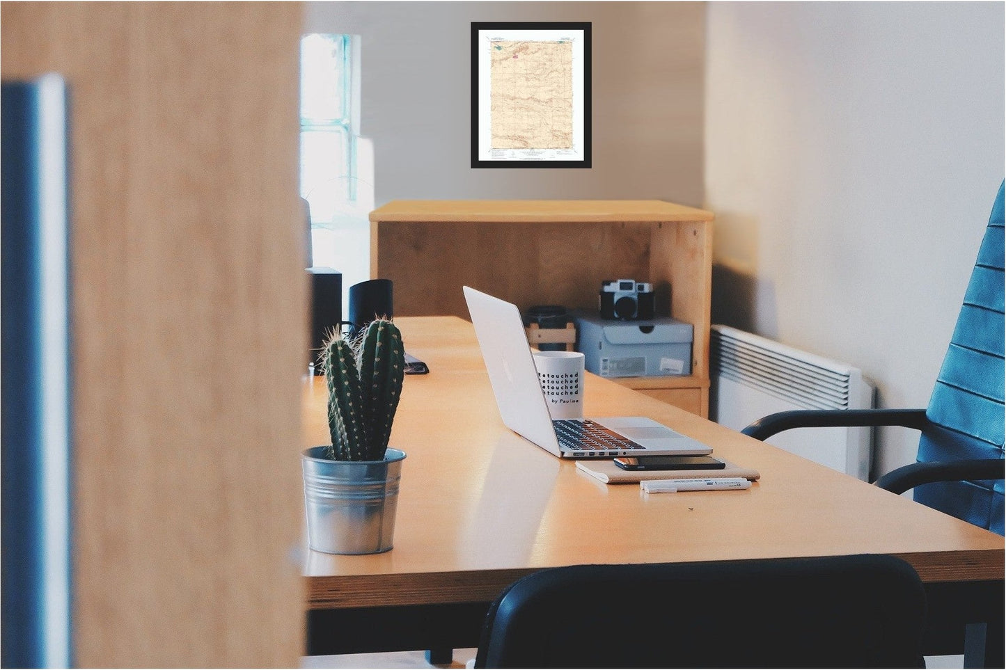 Topographical Map - Altvan Wyoming Quad - USGS 1963 - 23 x 28.56 - Vintage Wall Art