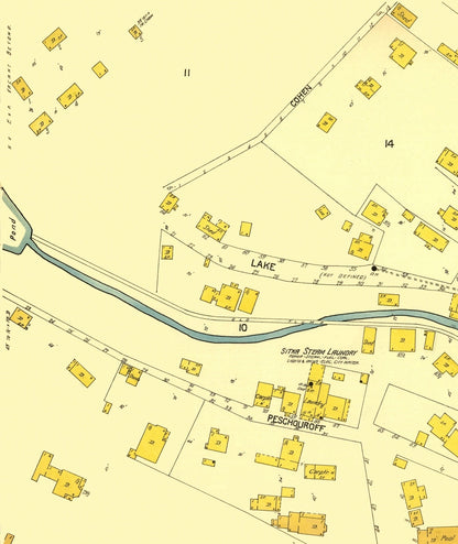 Historic City Map - Sitka Alaska 2 of 3 - Kastengren 1914 - Vintage Wall Art