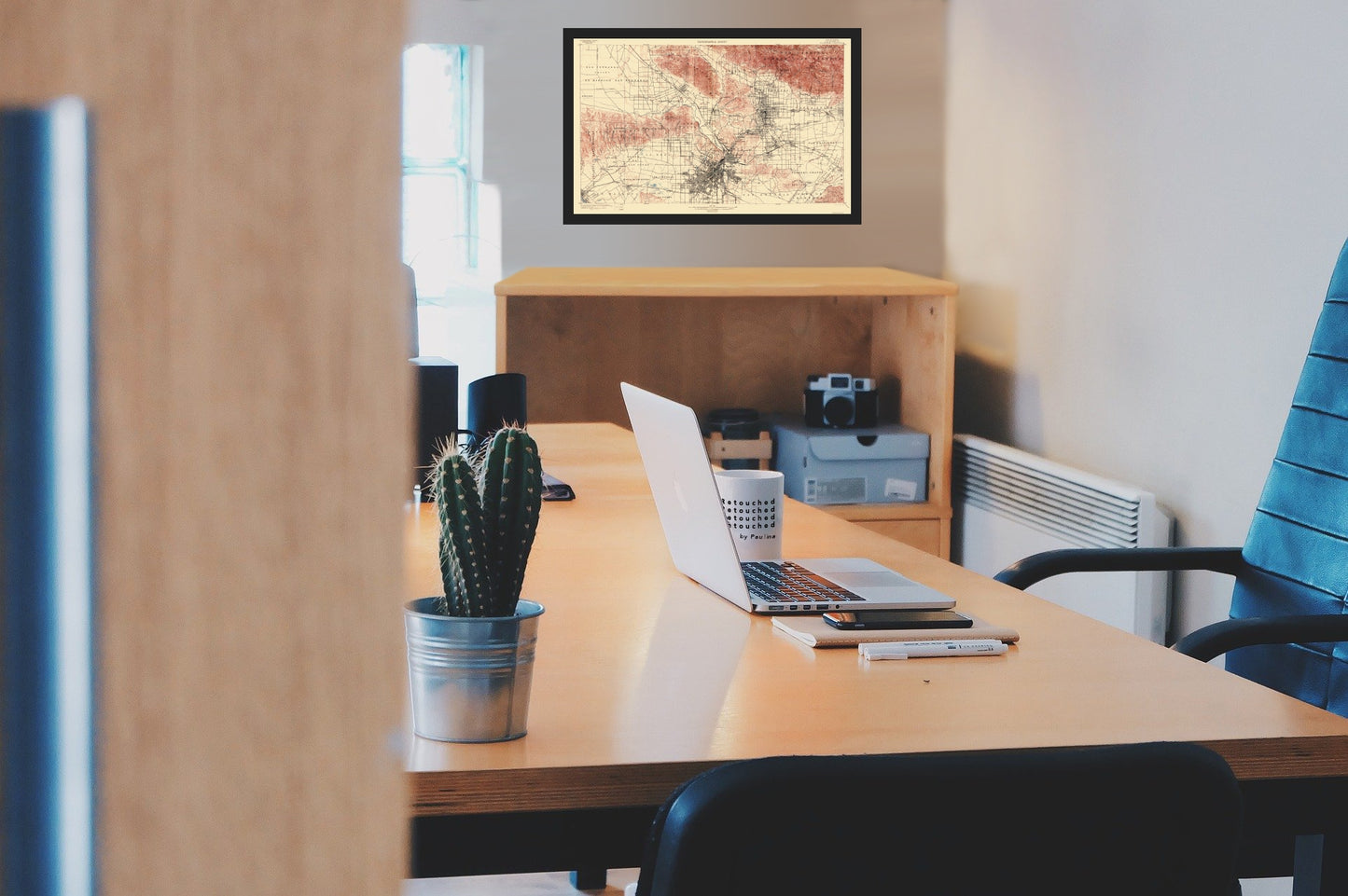 Topographical Map - Los Angeles California Quad - USGS 1900 - Vintage Wall Art