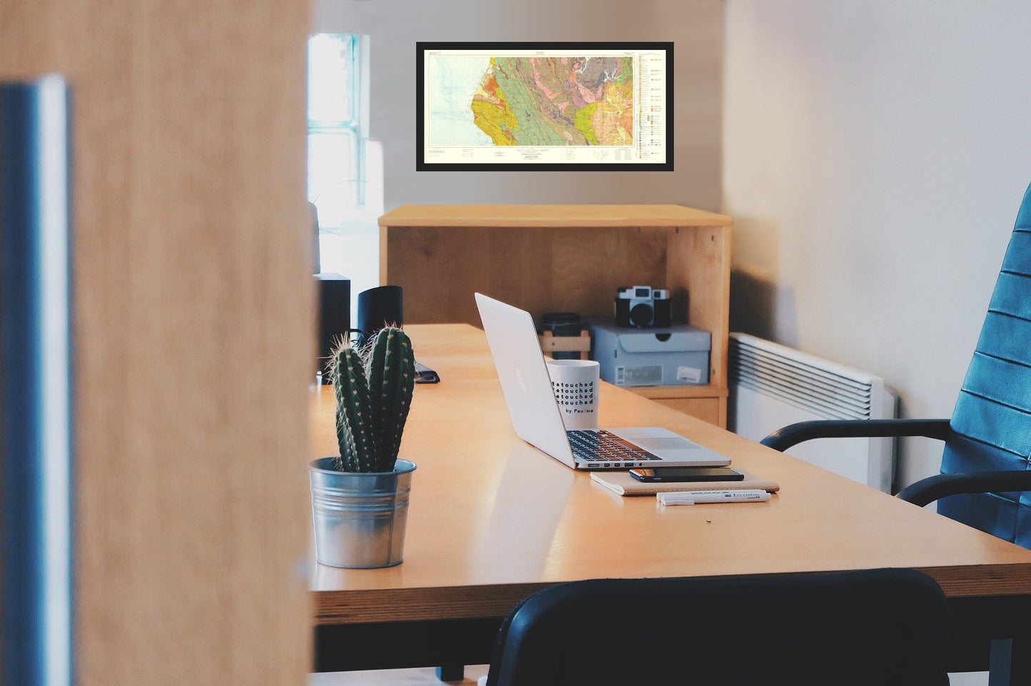 Historic Mine Map - Redding California Mines Sheet - Strand 1957 - Vintage Wall Art