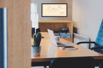 Historic Nautical Map - Breakwater Harbor Mud Shoal - Smith 1836 - Vintage Wall Art