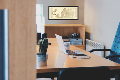 Historic Map - Europe Northern - Sayer 1787 - Vintage Wall Art