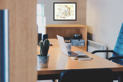 Historic Map - France Metals Combustible Minerals - Cortambert 1880