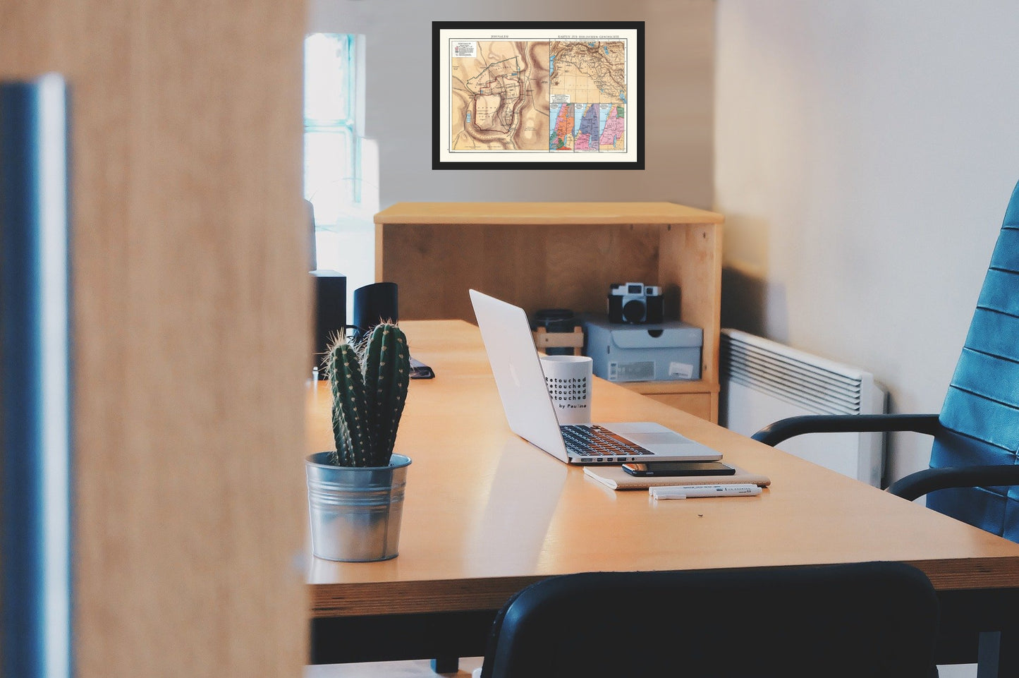 Historic Map - Israel Biblical History - Droysen 1886 - Vintage Wall Art