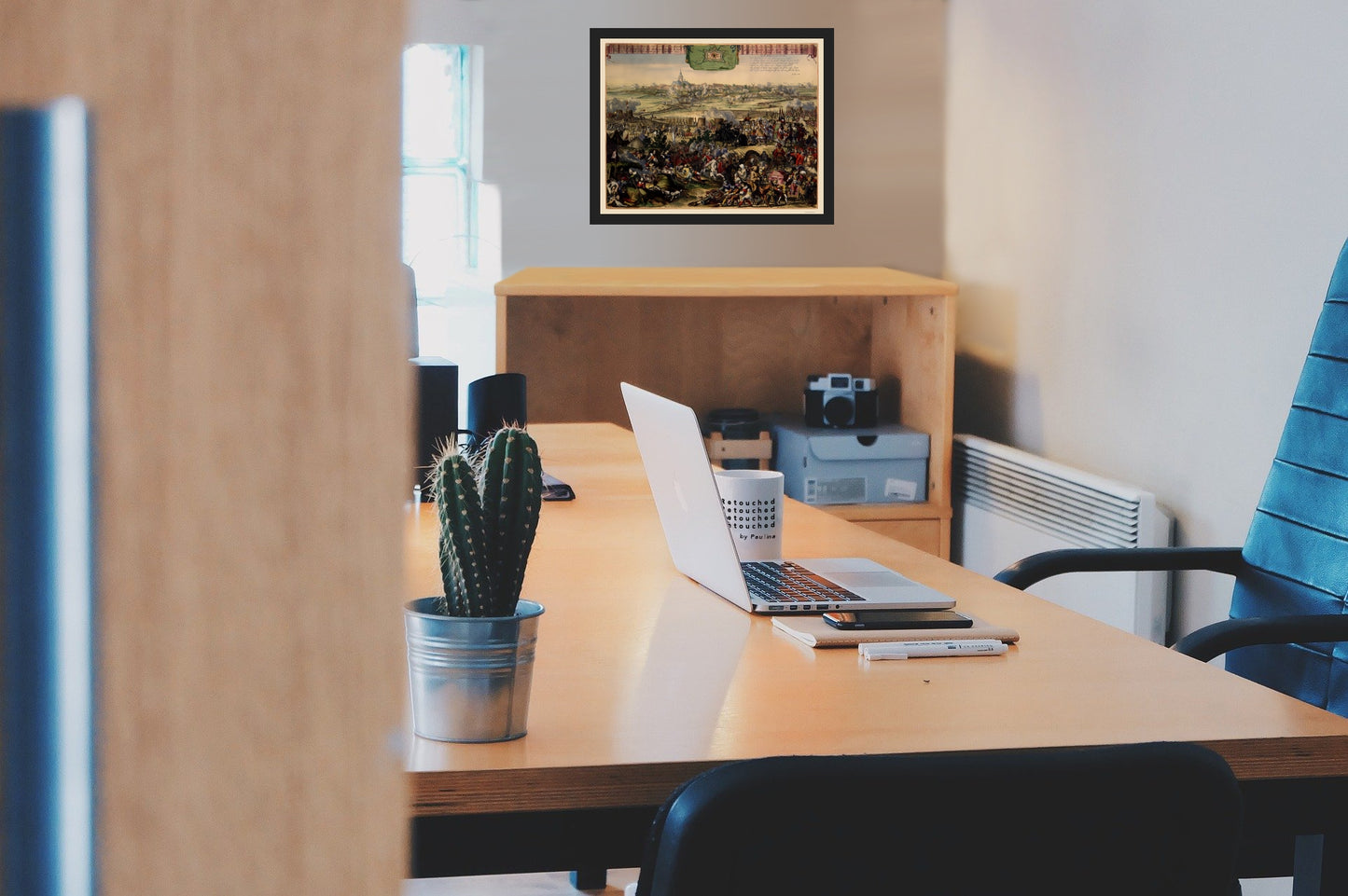 Historic War Map - Netherlands Naarden Siege - De'Hooghe 1673 - Vintage Wall Art