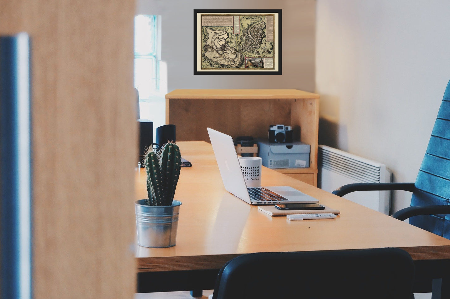 Historic Map - Jerusalem Israel - Hogenberg 1575 - Vintage Wall Art