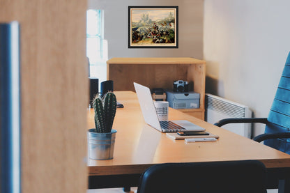 Historic War Map - Vienna Austria Siege 9 - De'Hooghe 1683 - Vintage Wall Art