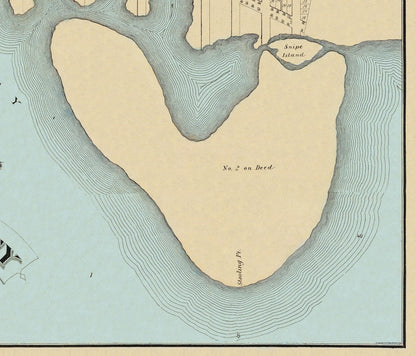 Historic City Map - Lavallette City Squann Beach New Jersey - Irons 1878 - Vintage Wall Art