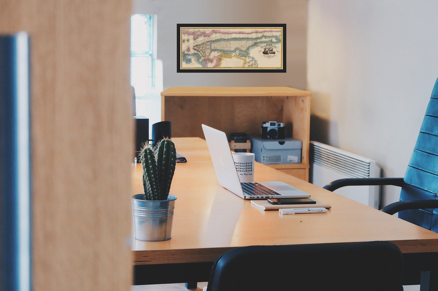 Historic County Map - New York County New York - Burr 1832 - Vintage Wall Art