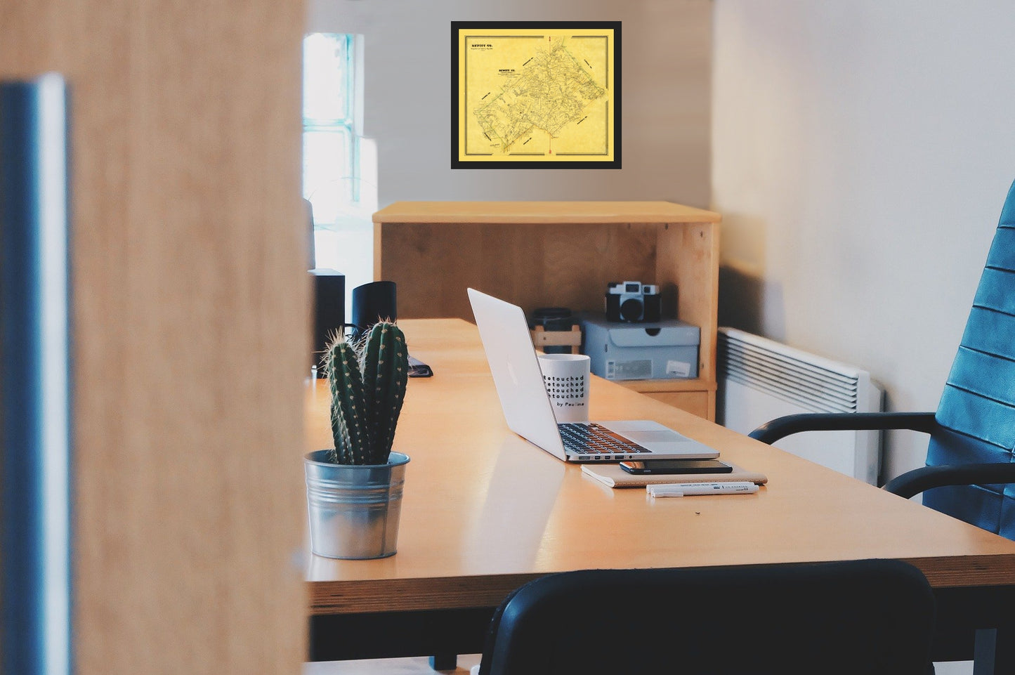 Historic County Map - Dewitt County Texas - Arlitt 1870 - Vintage Wall Art