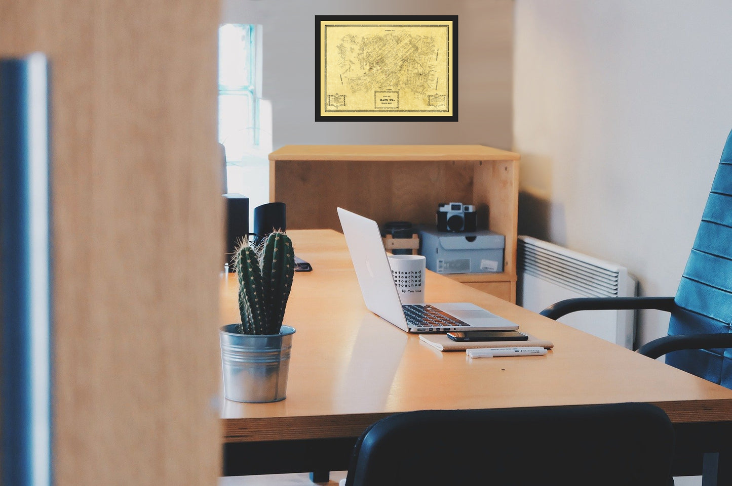 Historic County Map - Hays County Texas - Arlitt 1861 - Vintage Wall Art