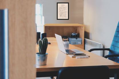 Historic County Map - McMullen County Texas - Walsh 1879 - Vintage Wall Art