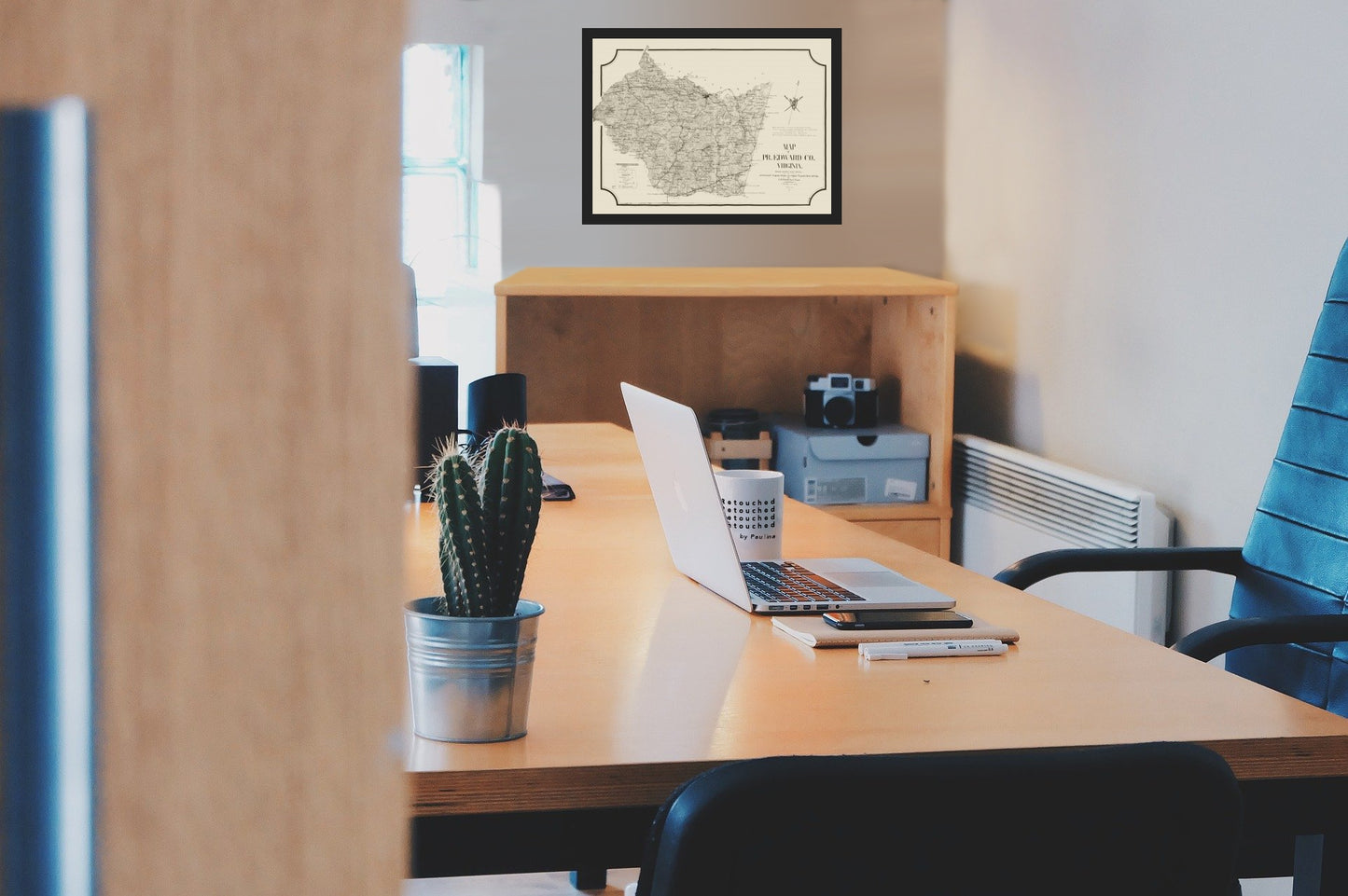 Historic County Map - Prince Edward County Virginia - Cassell 1864 - Vintage Wall Art