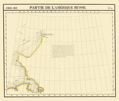 Historic State Map - Alaska North East - Vandermaelen 1827 - 23 x 27.08 - Vintage Wall Art